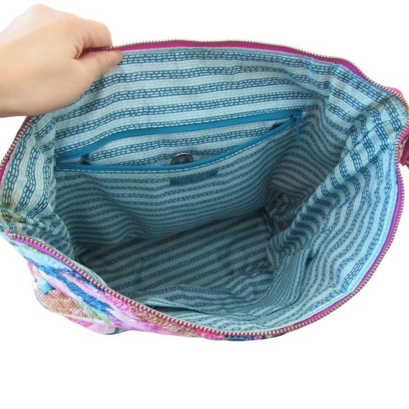 Vera Bradley Superbloom Change It Up Backpack Bookbag Pink Floral School Quilted - Picture 9 of 10